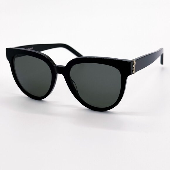 NEW SAINT LAURENT SL M28 003 SUNGLASSES WOMEN BLACK EYEWEAR - Picture 1 of 9